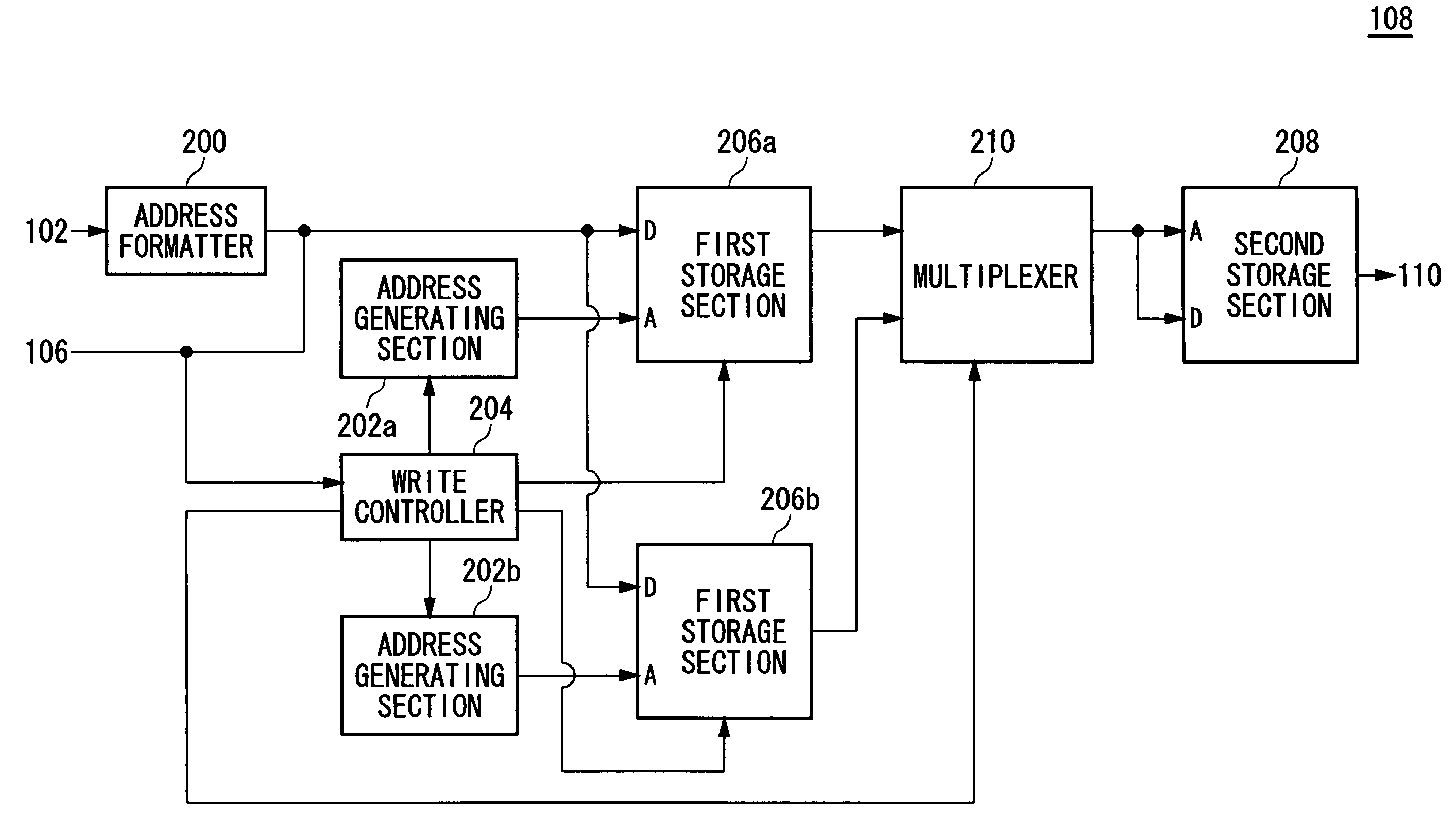 Memory tester having defect analysis memory with two storage sections