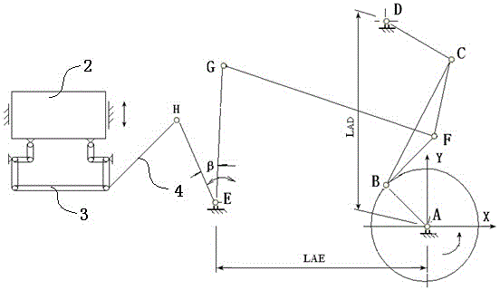 Six-linkage shedding mechanism for driving six heald frames