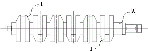 Six-linkage shedding mechanism for driving six heald frames