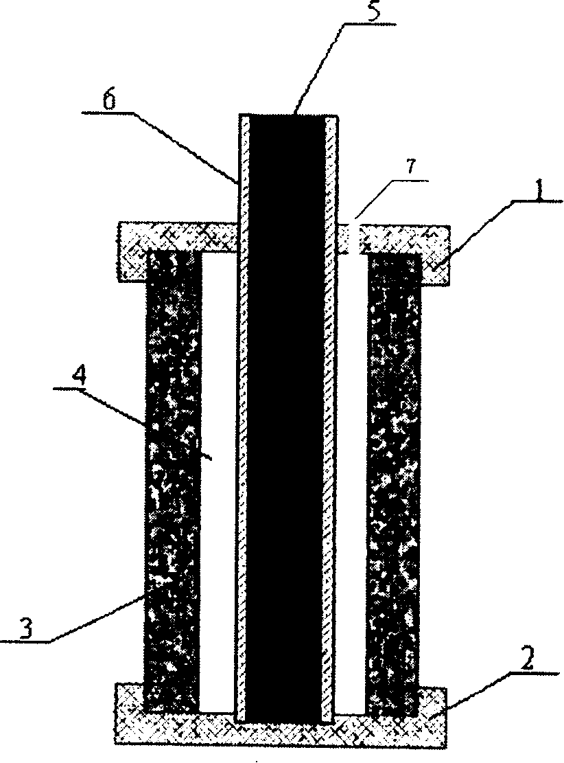 Biotic bone tissue engineering stent and its preparation method