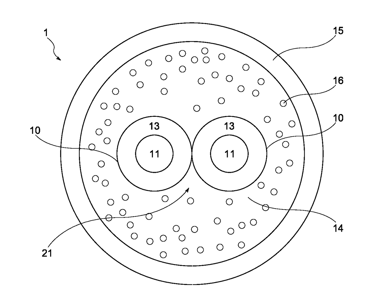 Electrical cable for an appliance, appliance and method for producing an electrical cable