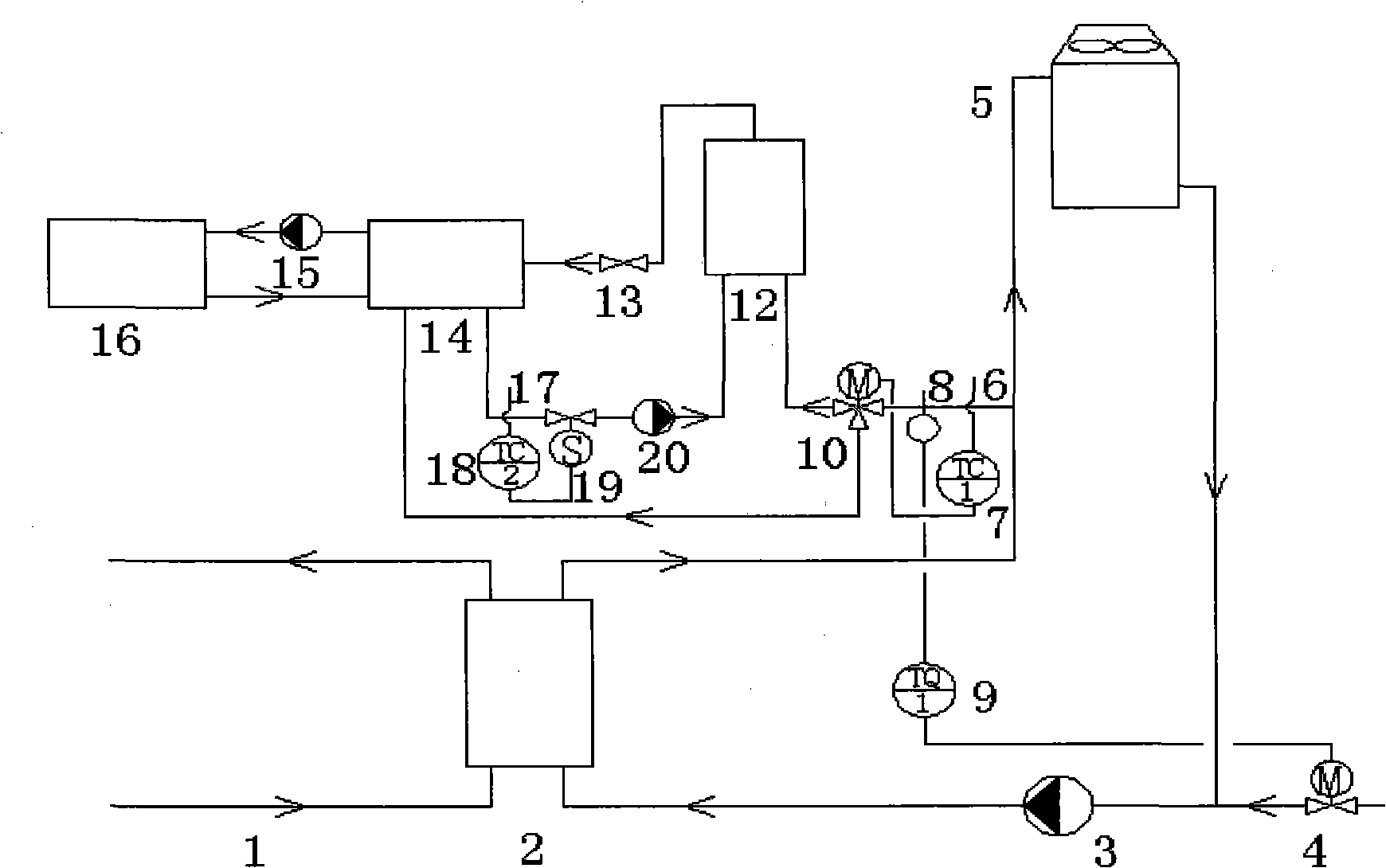 technique-and-process-for-preparing-sanitary-hot-water-by-air