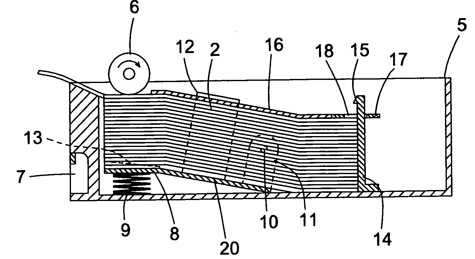 Automatic paper feed apparatus