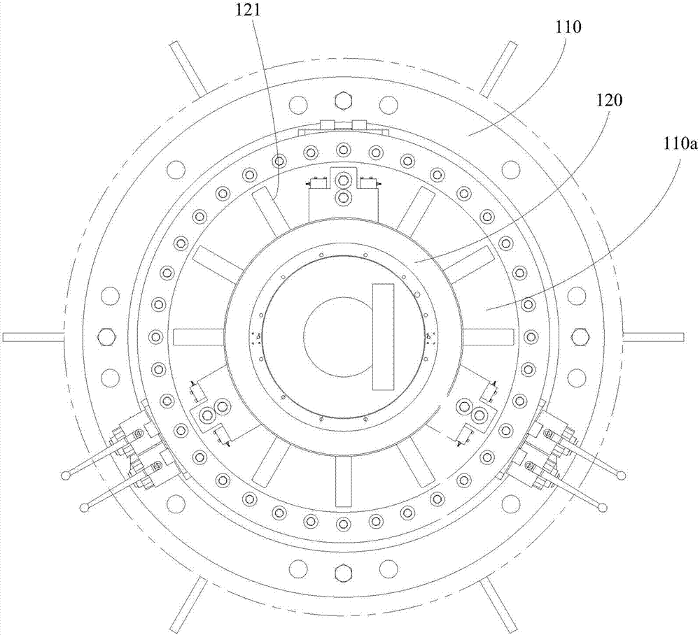 Rotating blade type steering engine fault detecting device and method