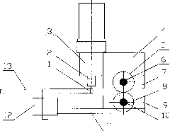 Arc grinding device with balanced driven disc