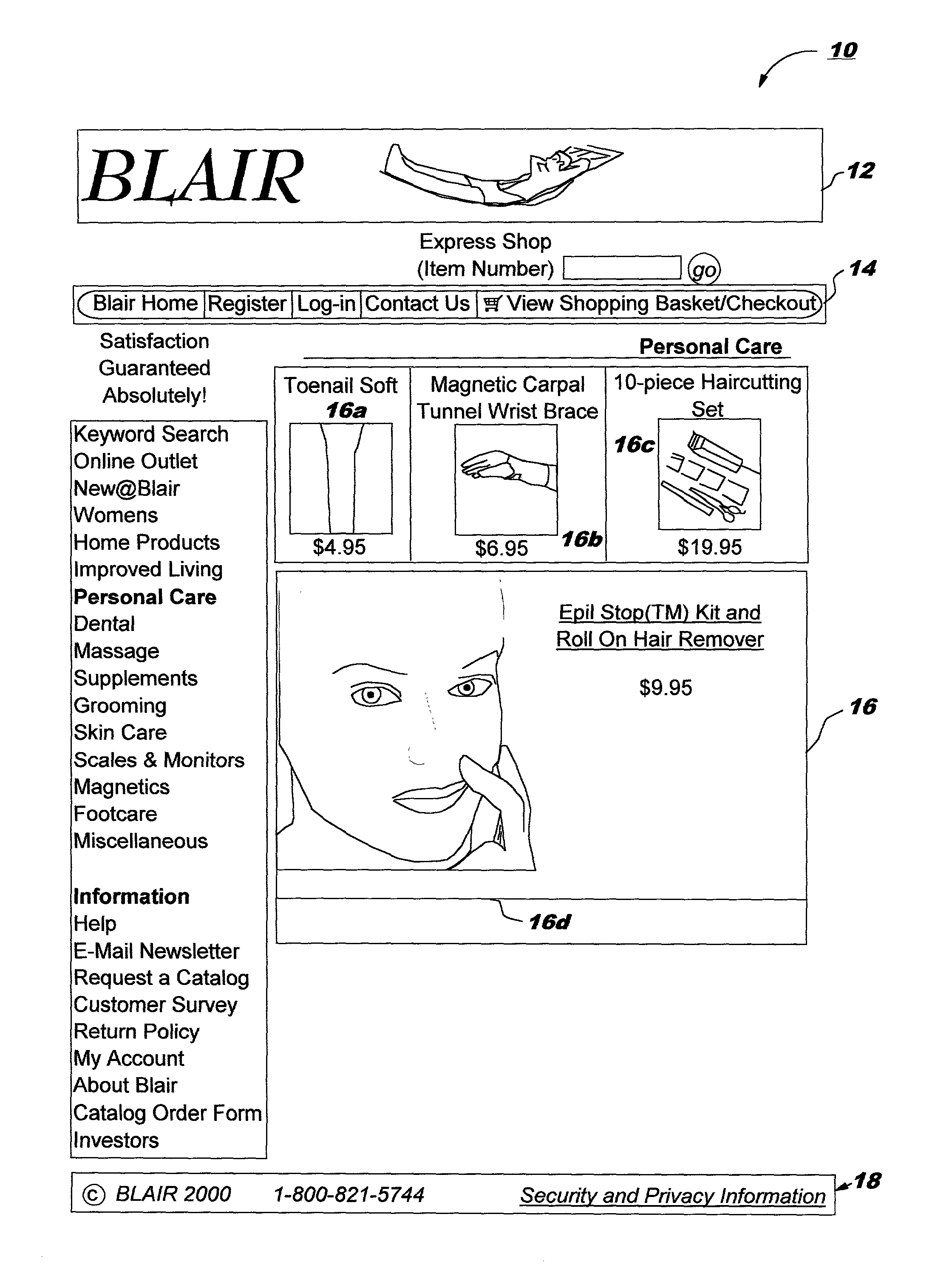 Method and apparatus for facilitating construction of e-commerce web pages having featured products and the like