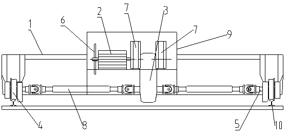 High-transmission-performance rail cart