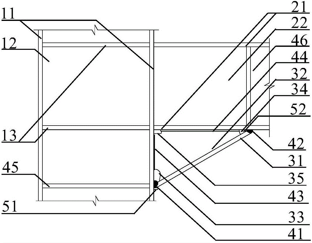 Steel structure beam-column joint haunching reinforcing structure and manufacturing method