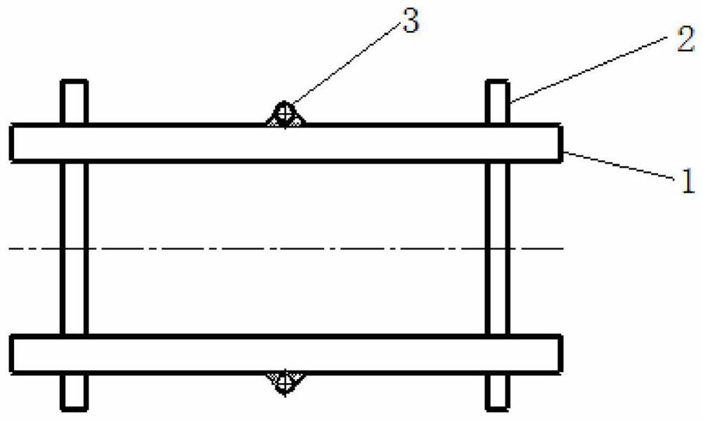 A method for on-line transformation of rail foundation under furnace