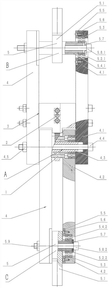 Spline fatigue test device