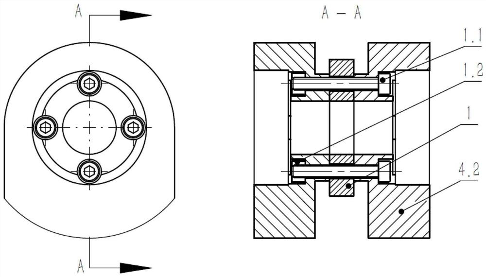 Spline fatigue test device