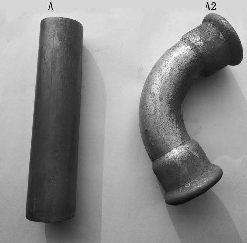 Mechanical zinc-plating carbon steel clamp pressing type pipe fitting and preparation process thereof