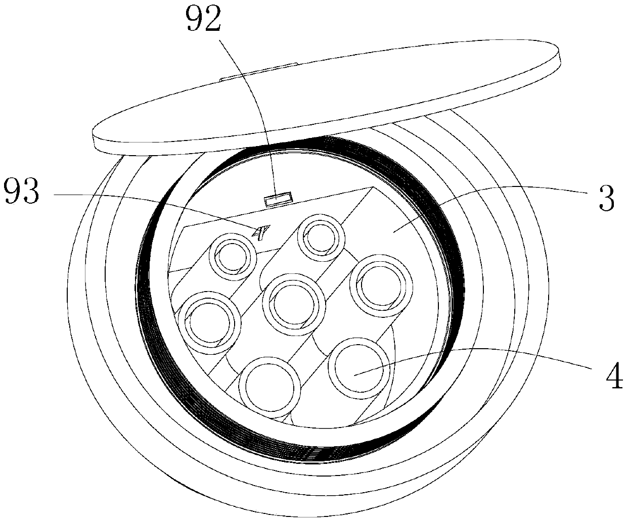 Charging seat for electric automobile