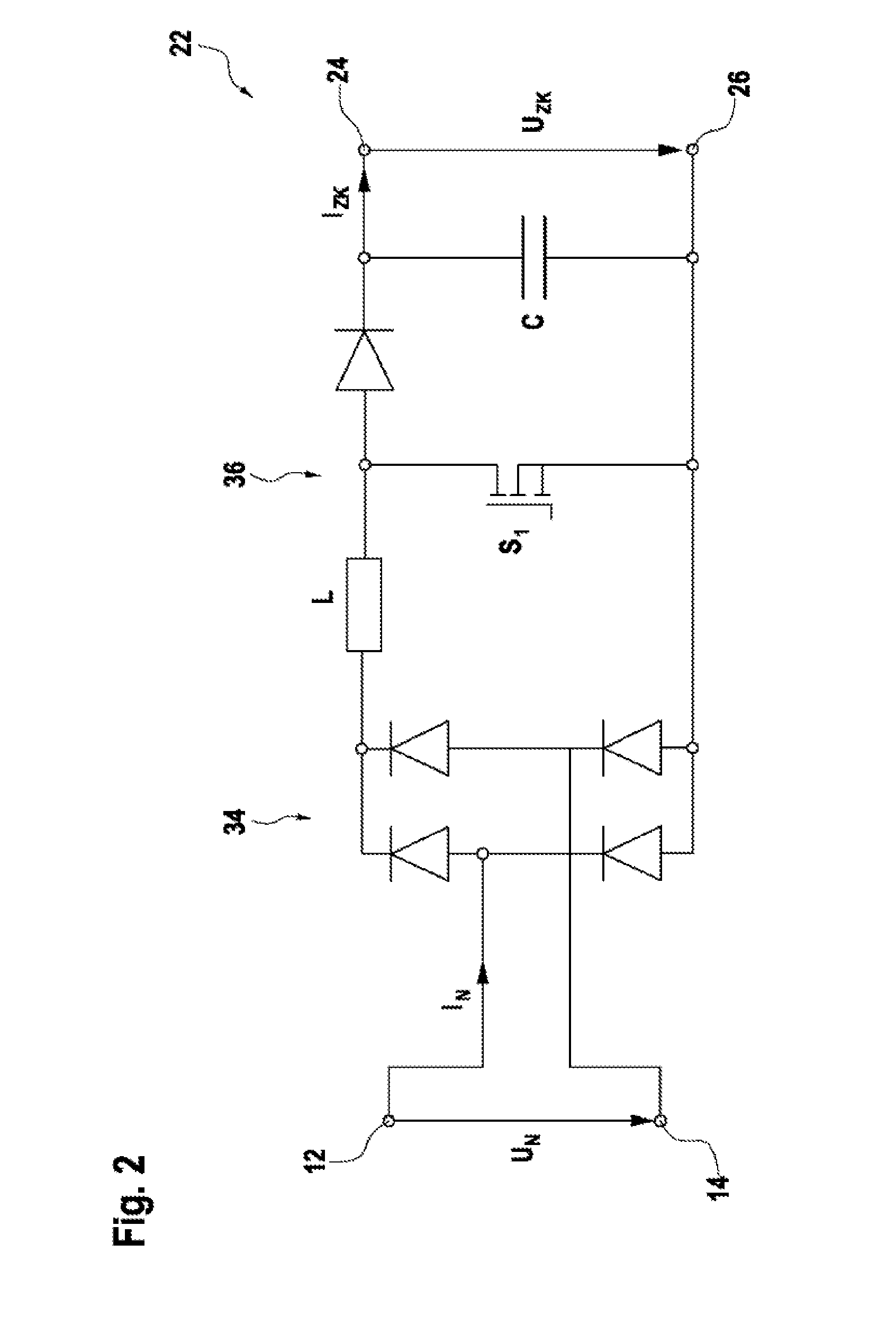 Charging device and method for charging an electrical energy store