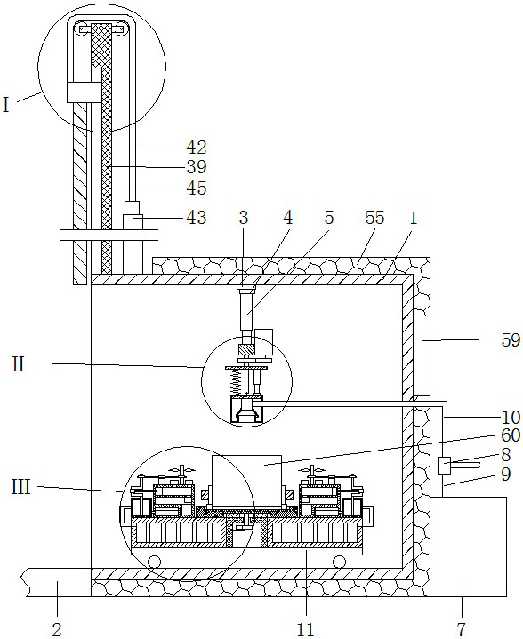 A multi-directional adjustable release agent spraying device