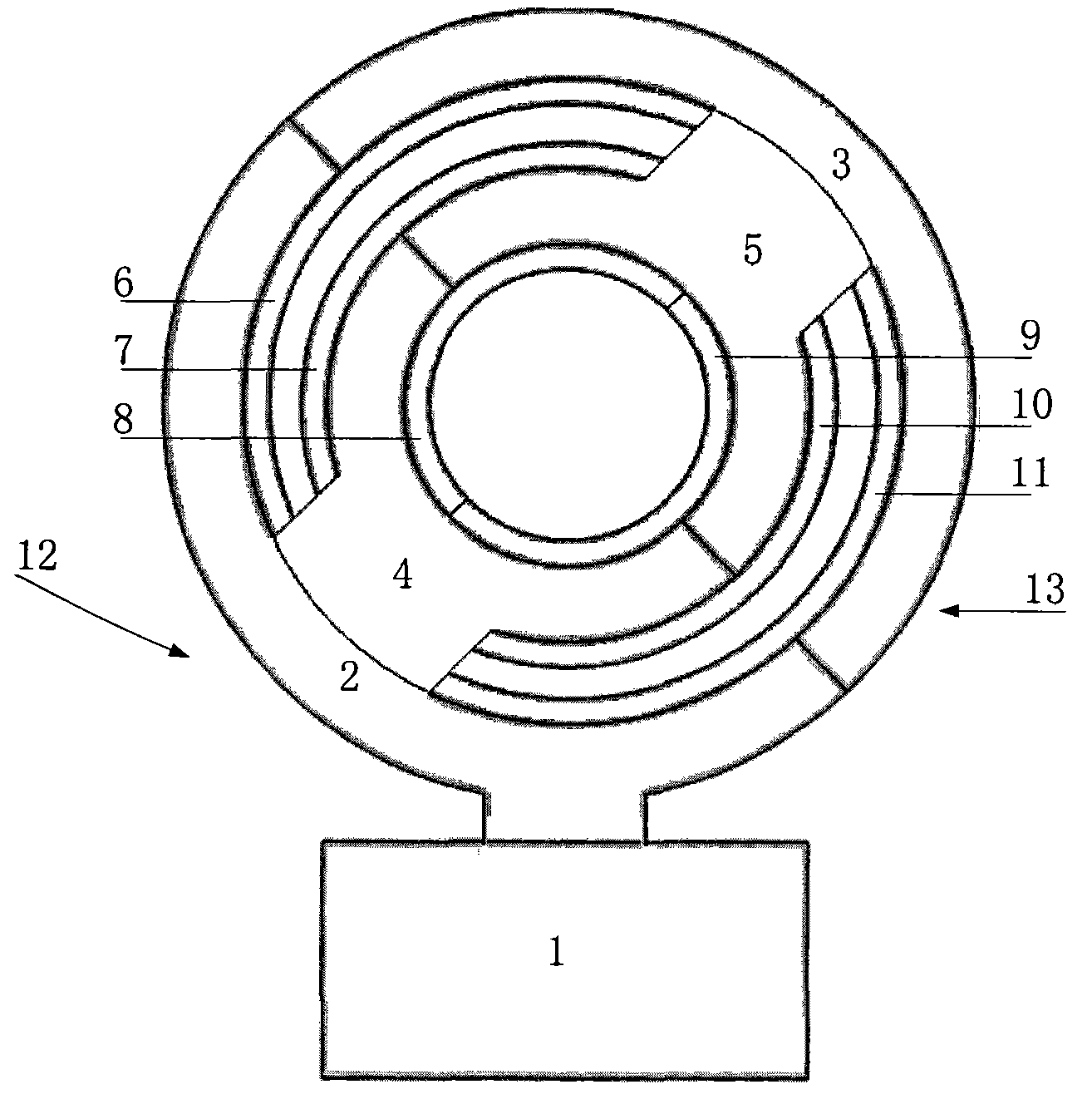 Bladeless fan capable of assembling fan head