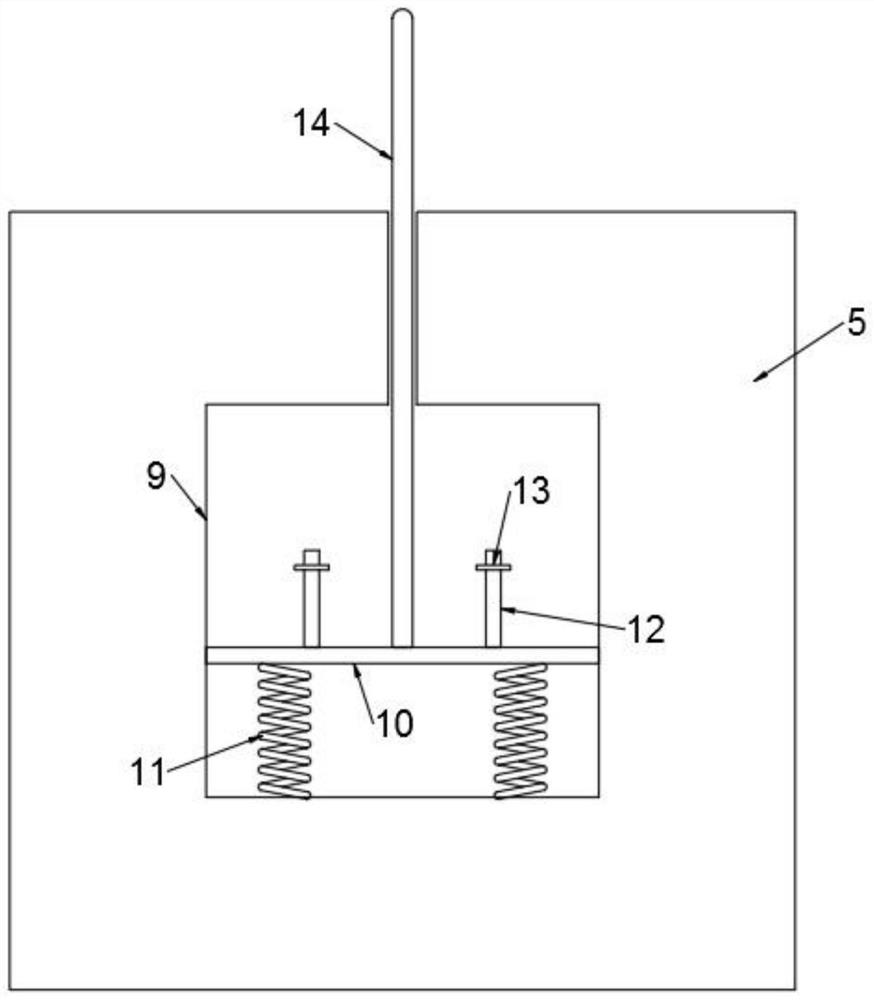 Sensor fixing device for computer network technology