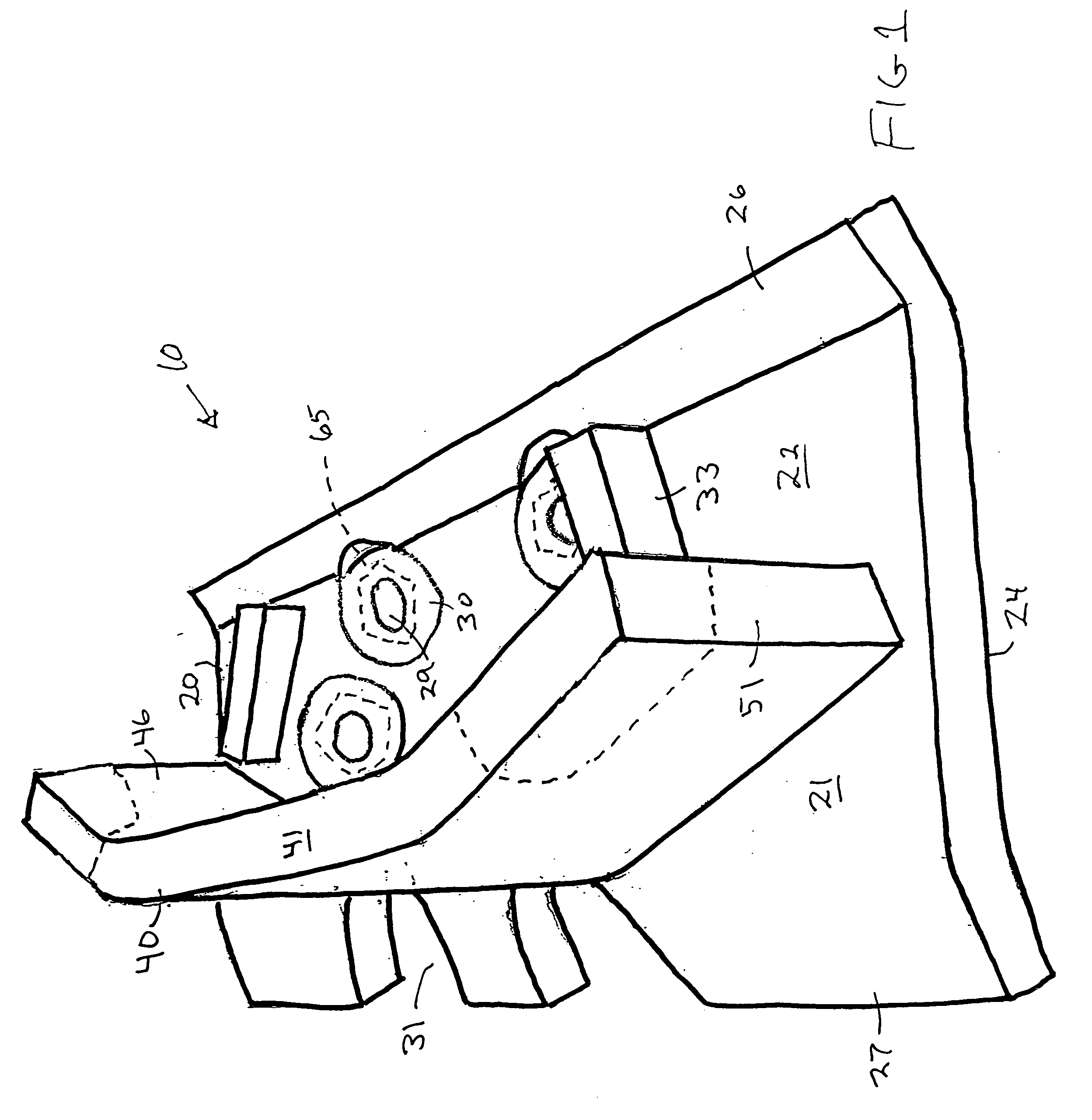 Grouser shoe and fabrication method