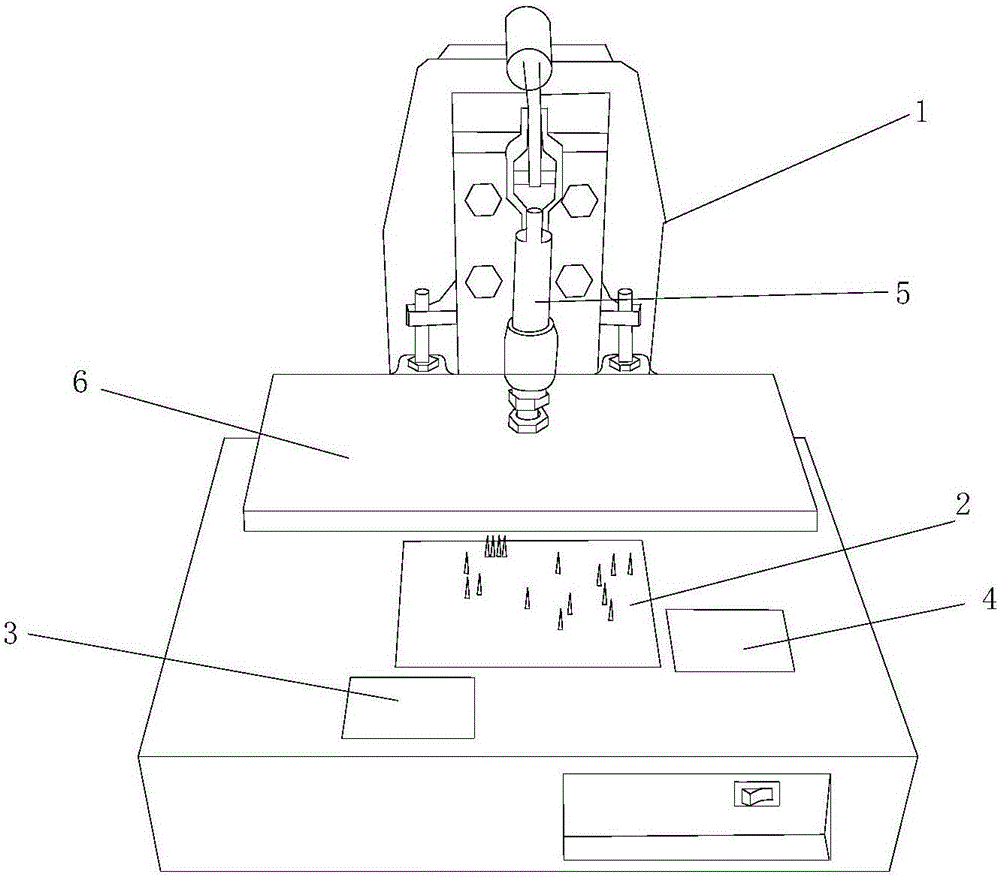 Tooling for testing embedded POS payment terminal motherboard and test method thereof