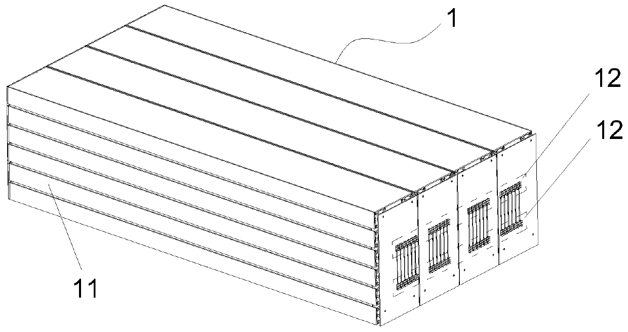 A Nearline Disk Array Library with Contact Areas on Both Sides