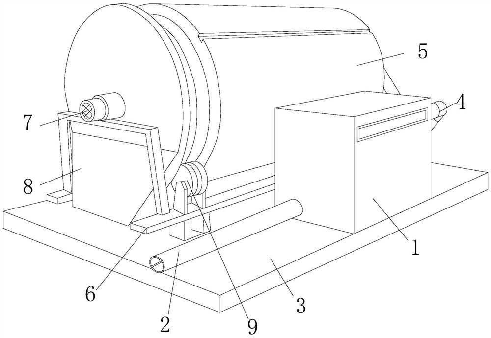 A chemical reagent wastewater treatment and recycling device