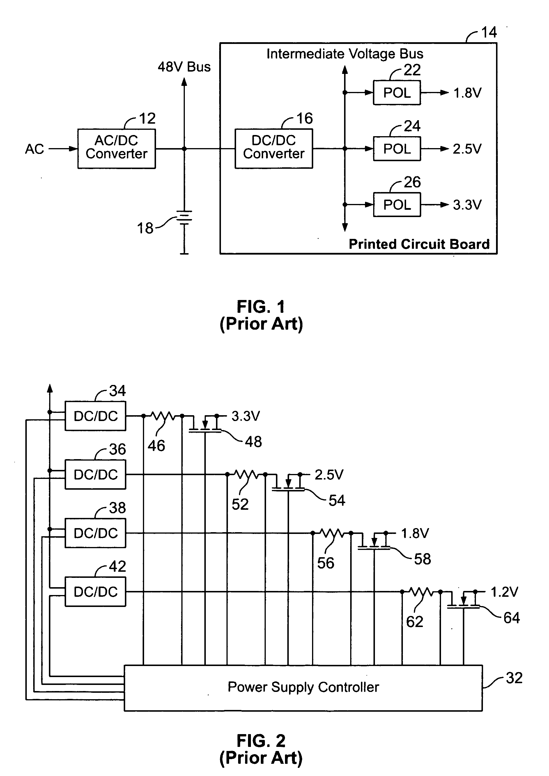 Method and system for controlling an array of point-of-load regulators and auxiliary devices