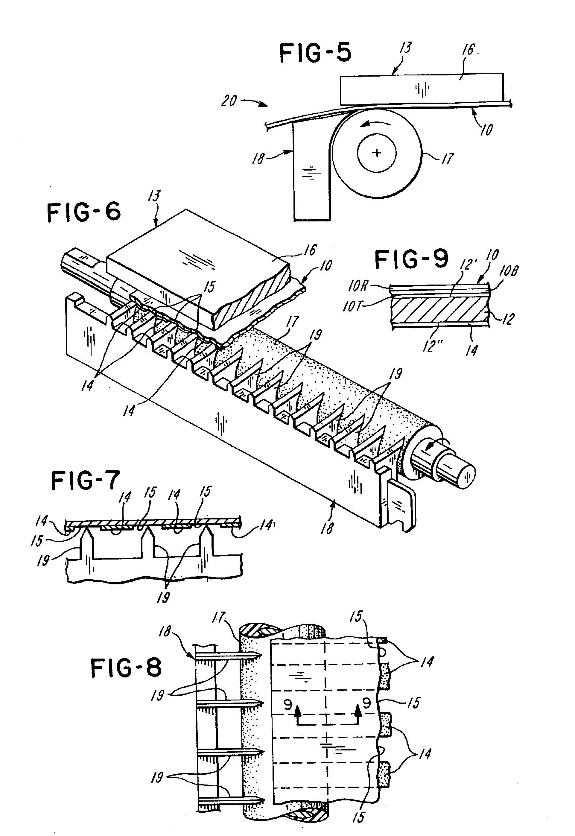 Method and system for handling a linerless label web