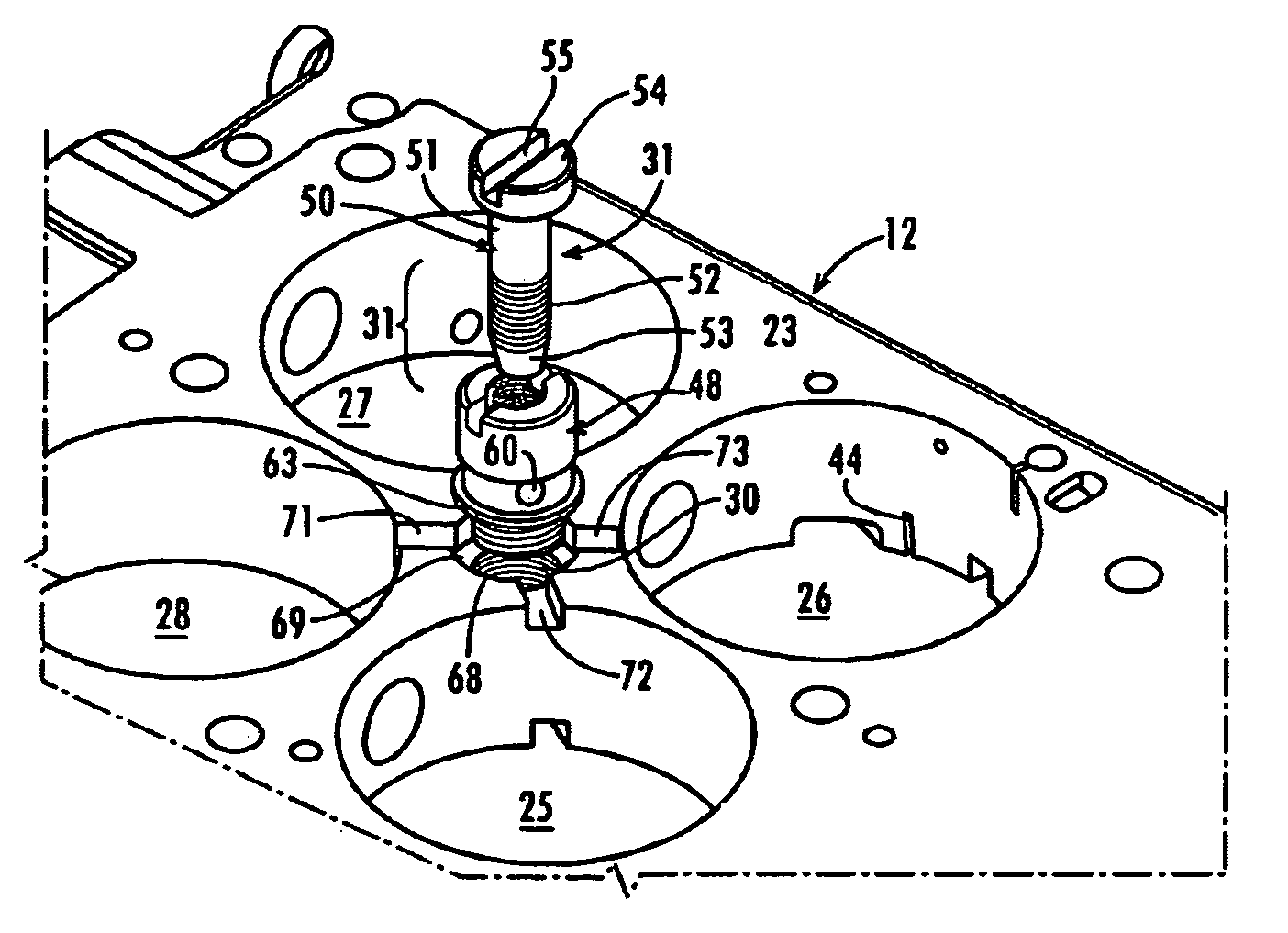 Carburetor with adjustable air bypass
