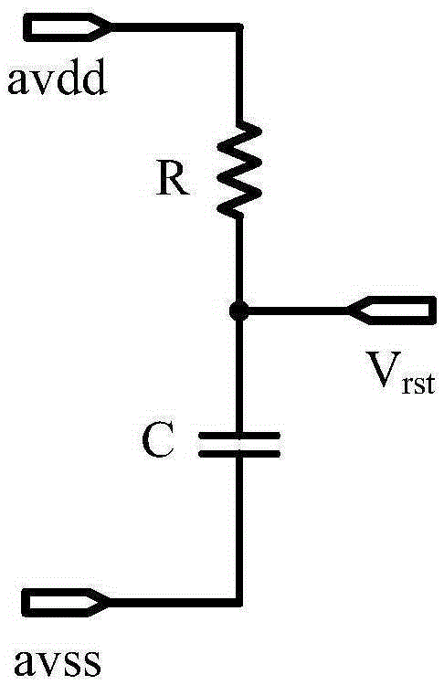 Power-on reset circuit used for integrated circuit chip