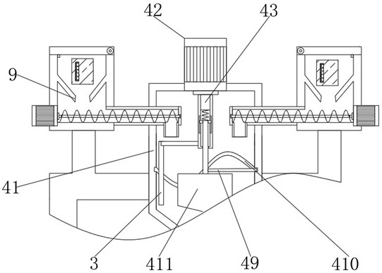 Novel chemical industry raw material mixing device