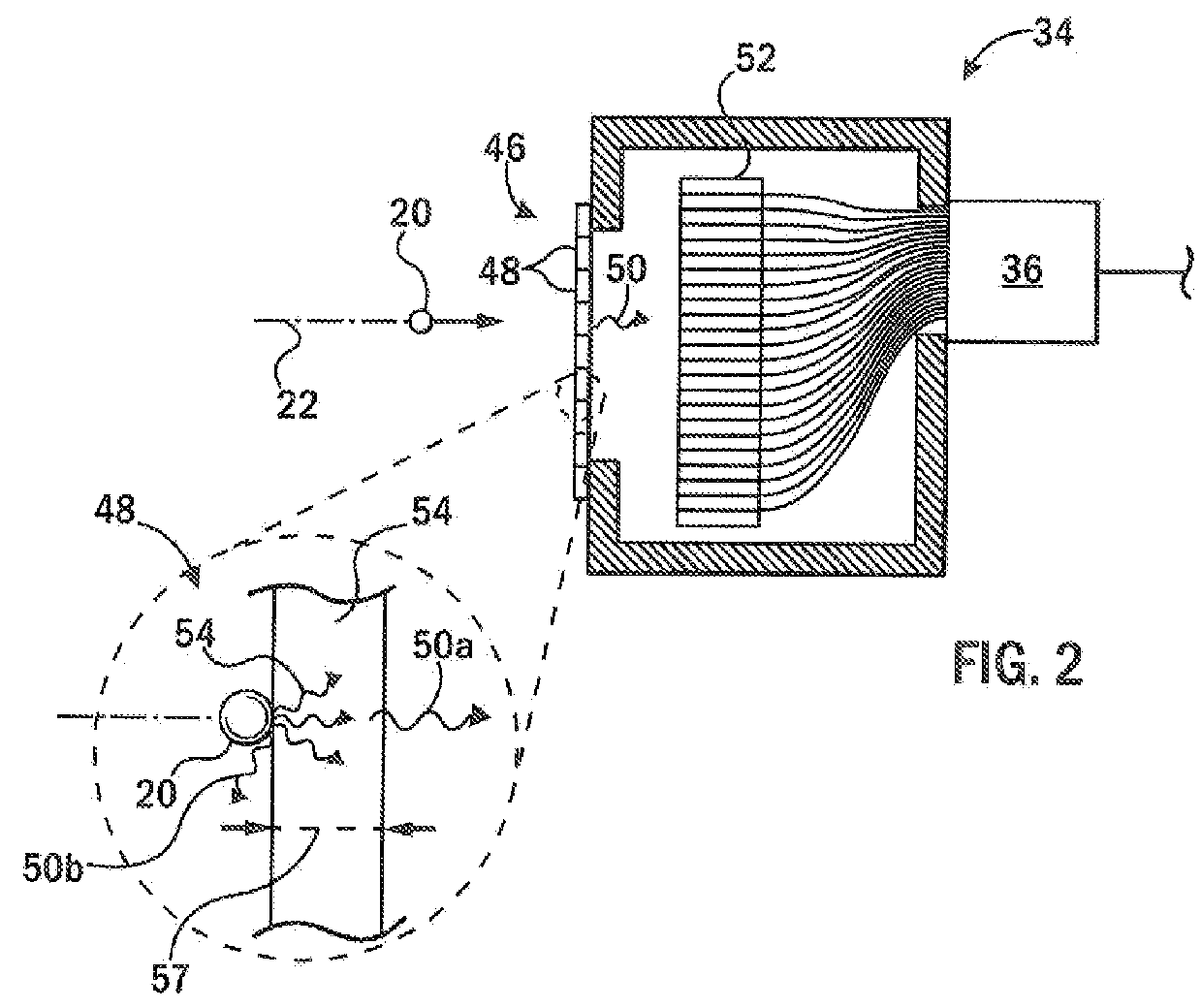 Mass Spectrometer Detector Using Optically Active Membrane