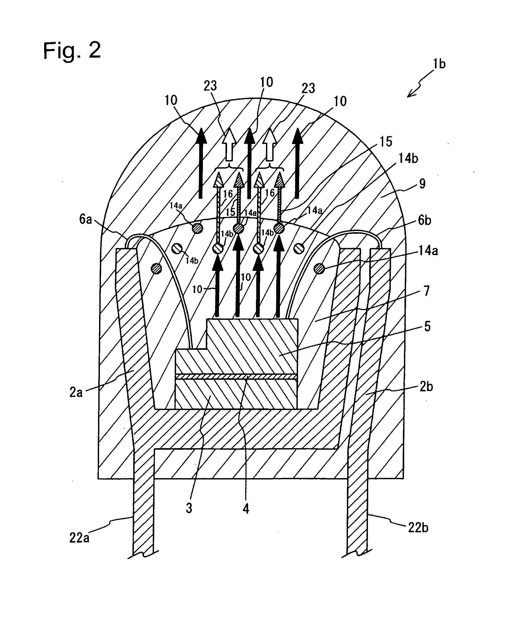 Photosynthesis inhibiting light source and illuminating device that uses the same