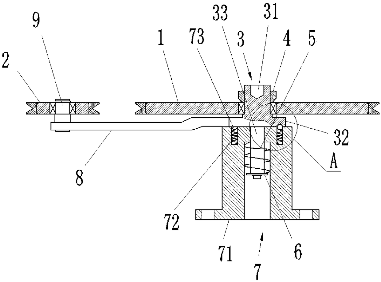 Guide roller replacing device