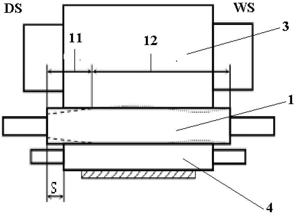 Control method of die edge drop for six-high rolling mill