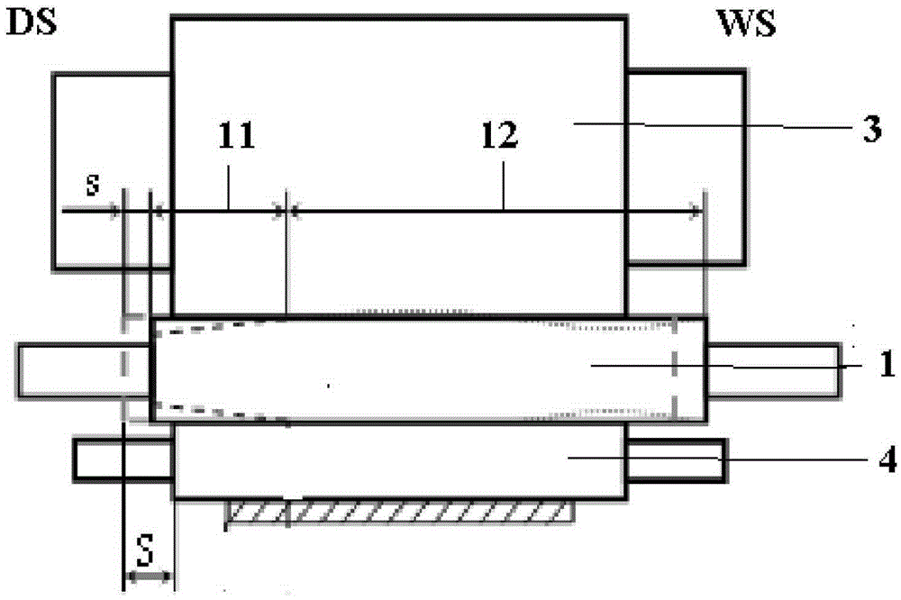 Control method of die edge drop for six-high rolling mill