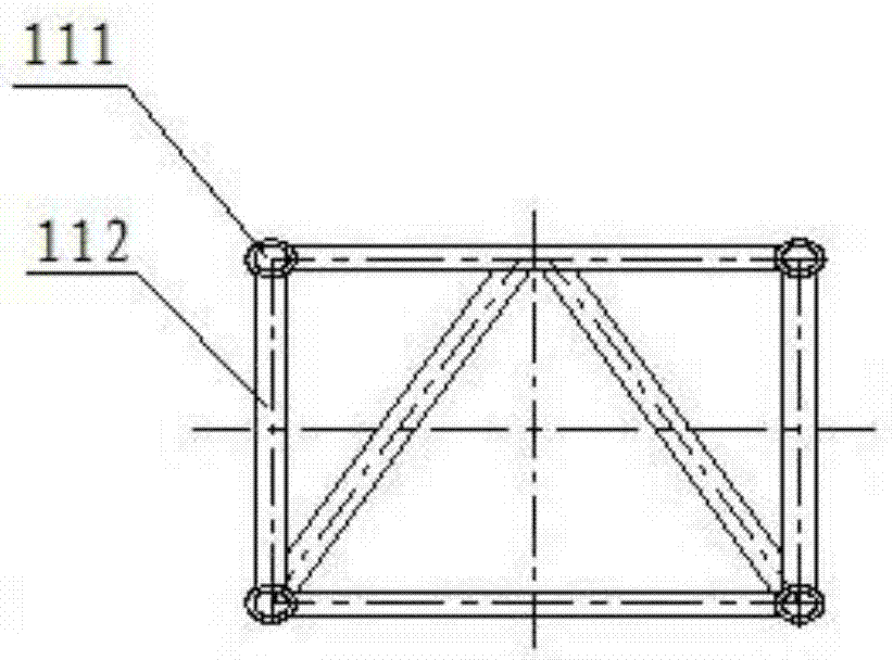 Composite connector and cantilever crane