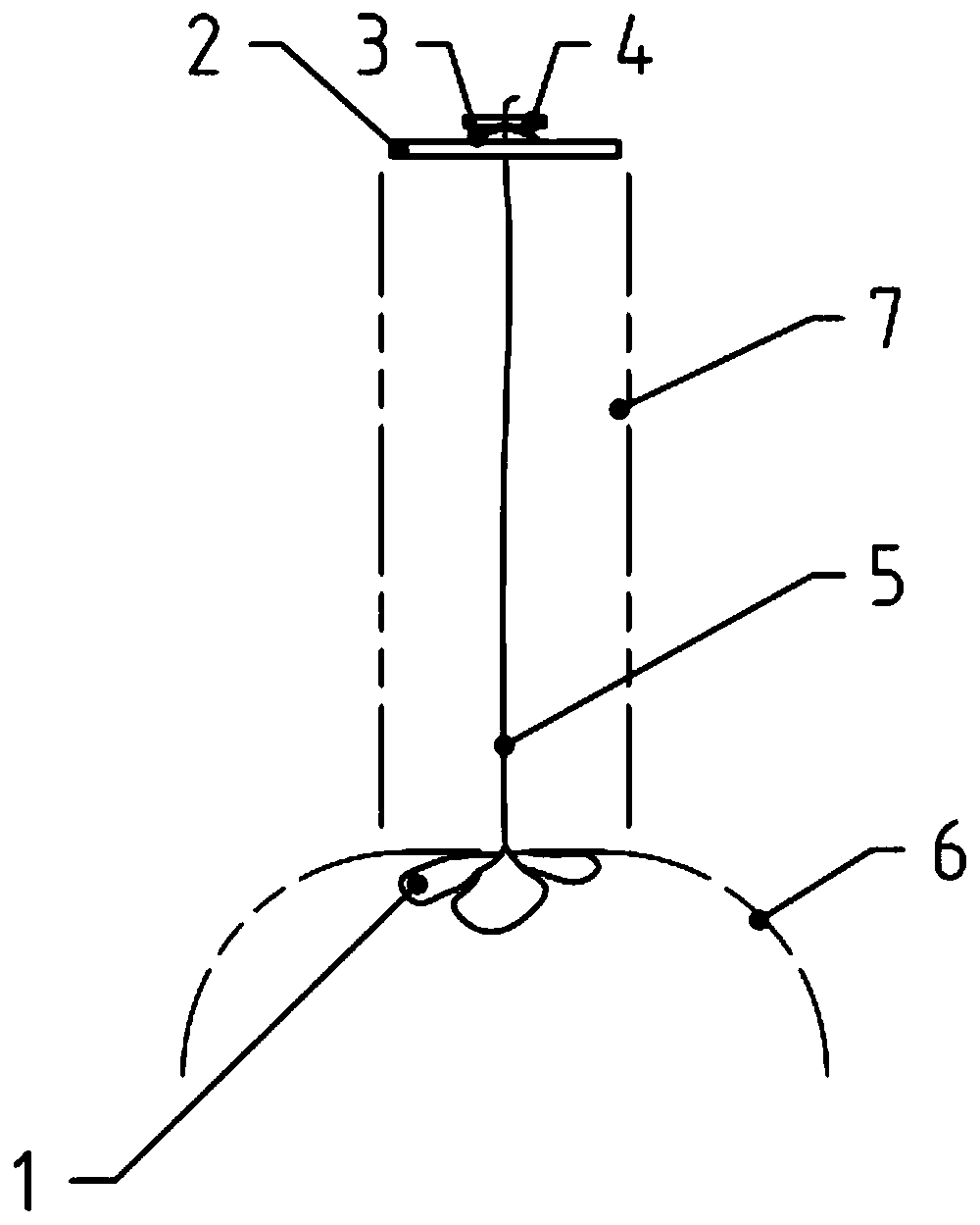 Endoscopic dura mater closing system and use method thereof
