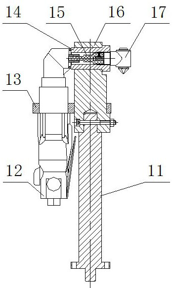 Rear axle housing assembly housing inner cavity trimming device