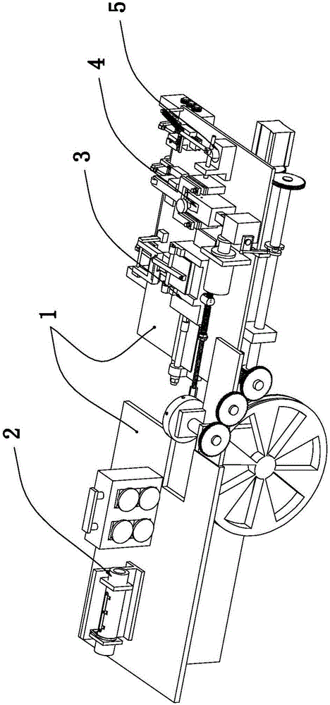 A needle tube automatic cutting machine