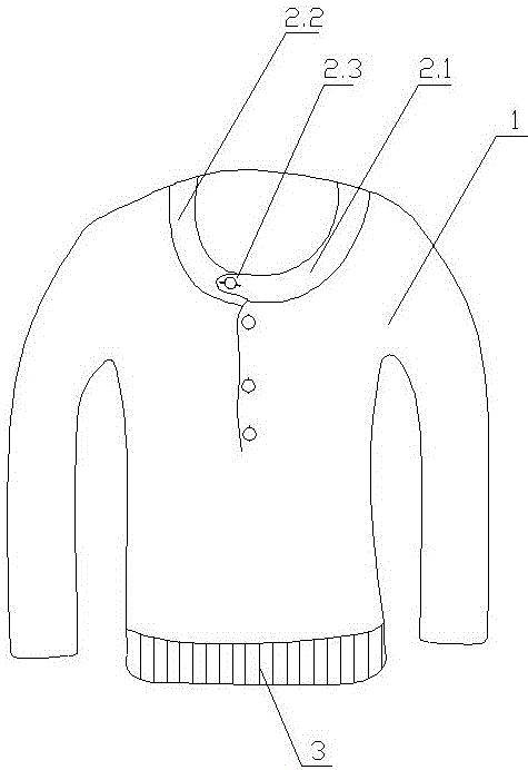 Garment with far infrared treatment function and reasonable structure