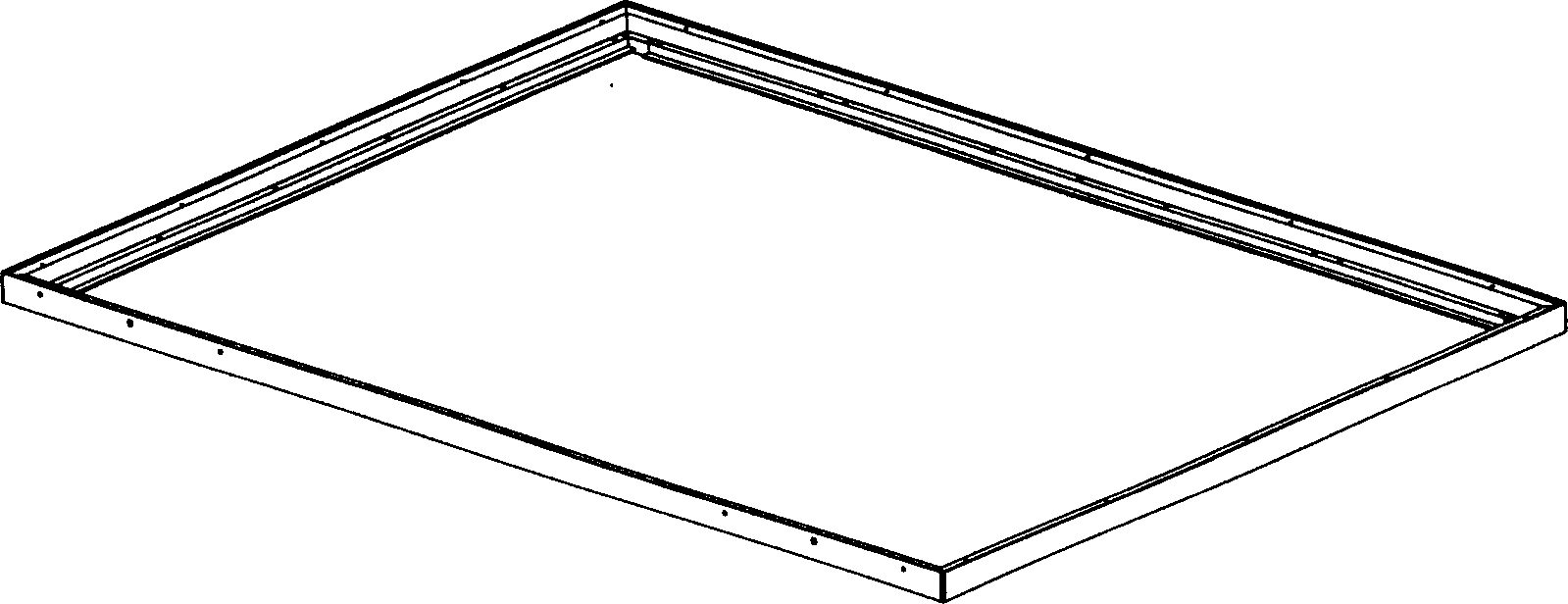 Digital light display rear projector and its face frame producing method