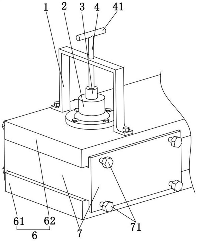 A composite material wing positioning structure assembly and demoulding integrated tooling and using method thereof