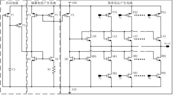 Low-power-consumption, high-precision and non-bandgap reference voltage source