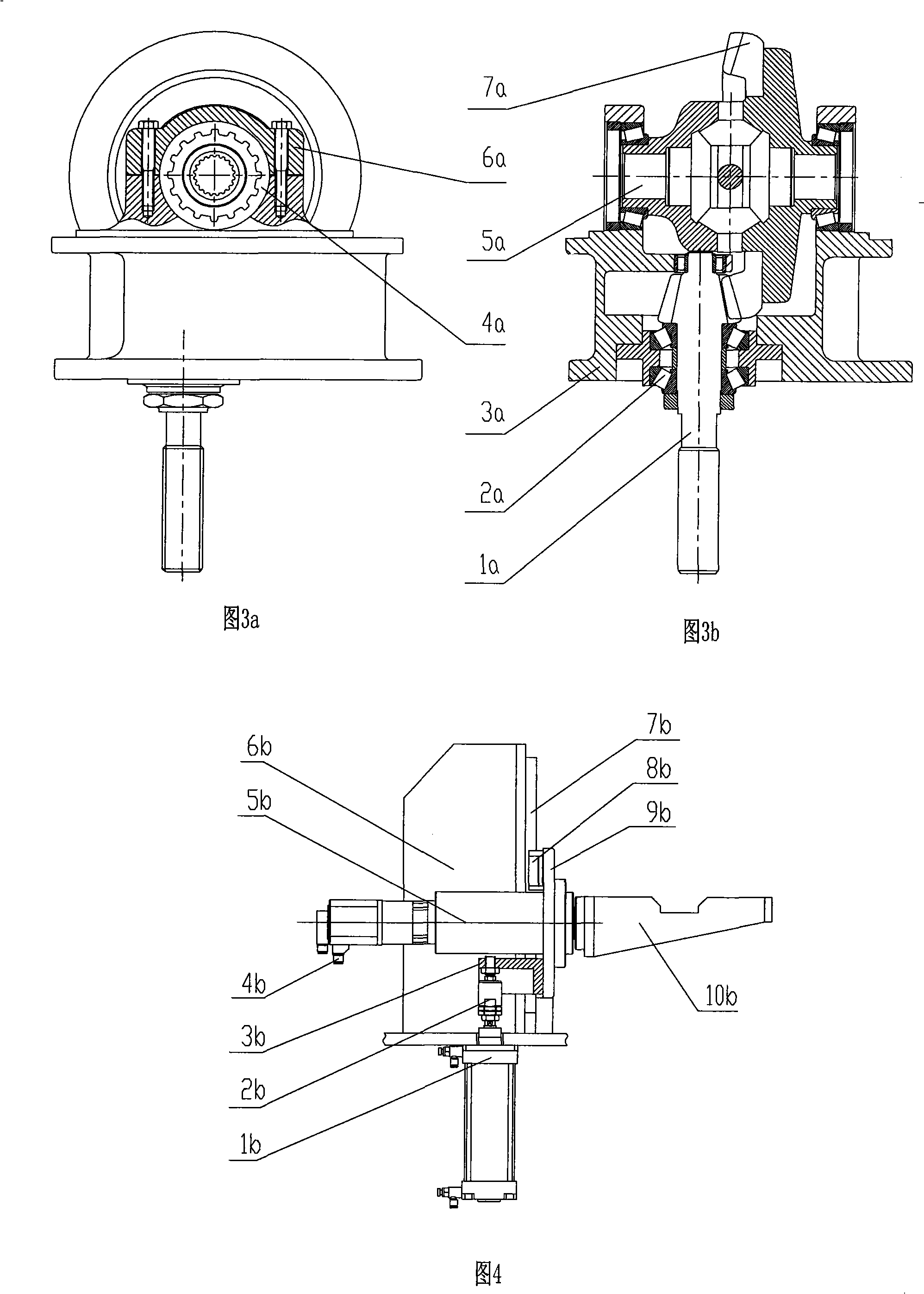 Screwing clearance-regulation detection and combination bench for vehicle main reducing gear