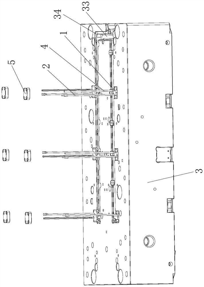 Temperature and pressure detection system of injection mold