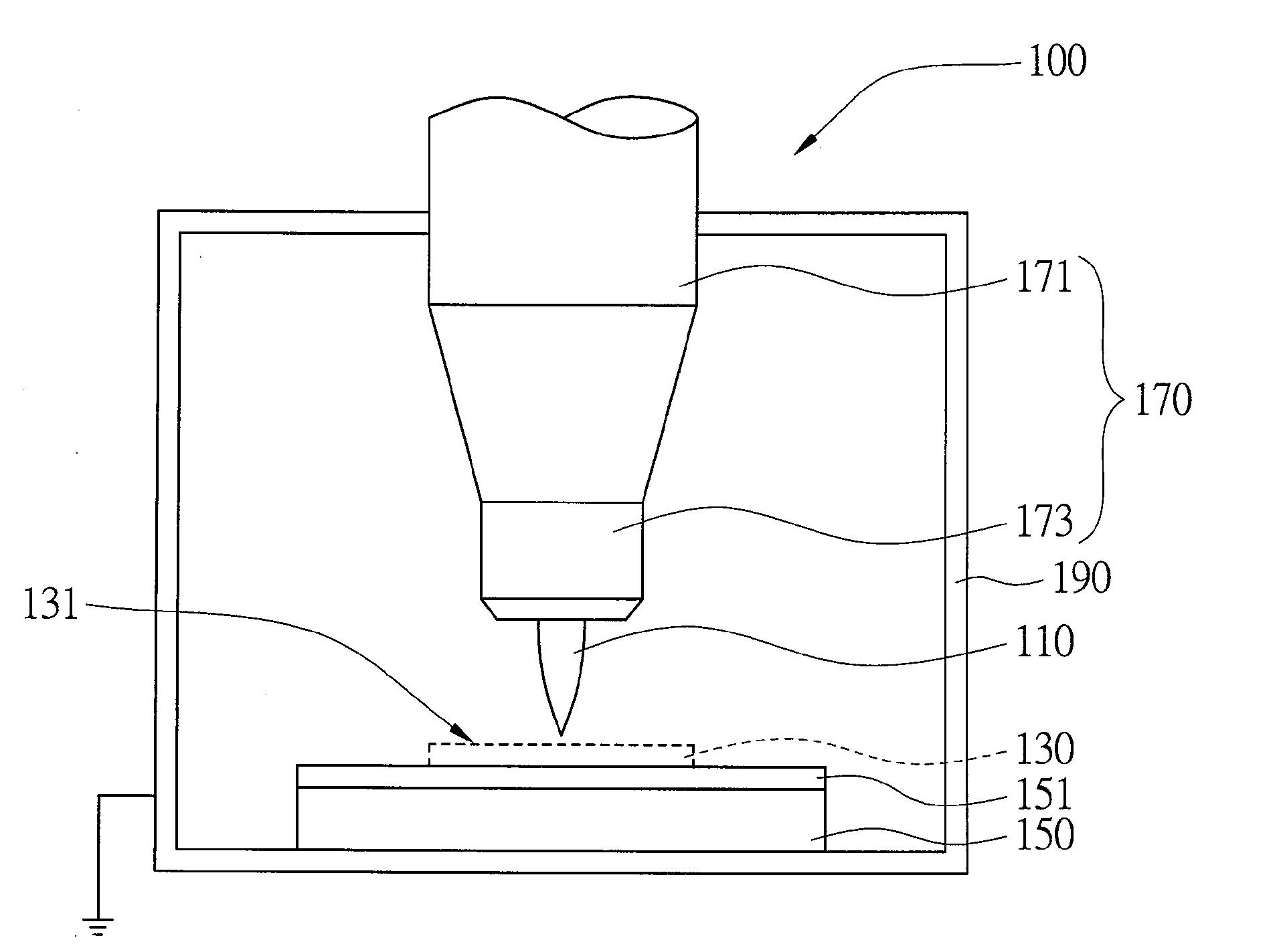 Jet plasma gun and plasma device using the same