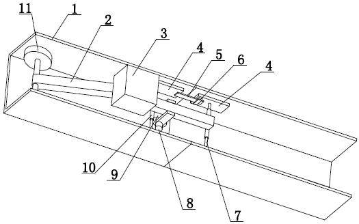 A prefabricated concrete drainage ditch construction auxiliary device and construction method