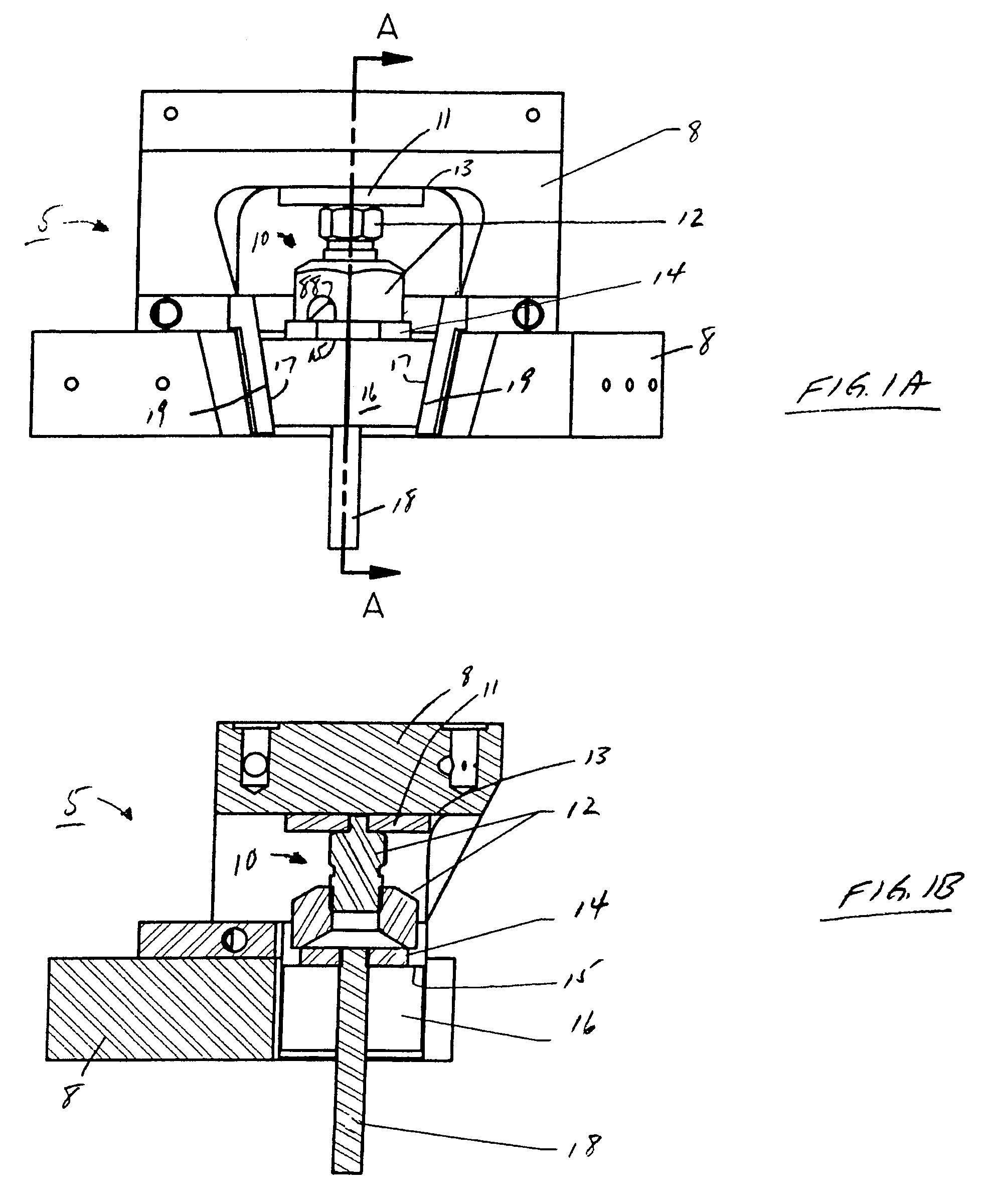 Specimen grip, having a grip shell, for use in a materials testing machine