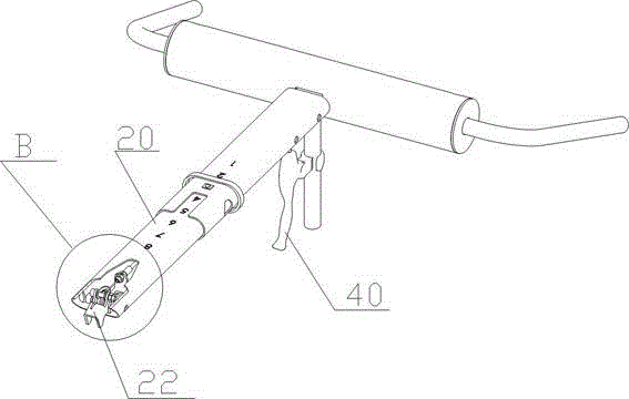 Fitness equipment with embedded adjusting structure