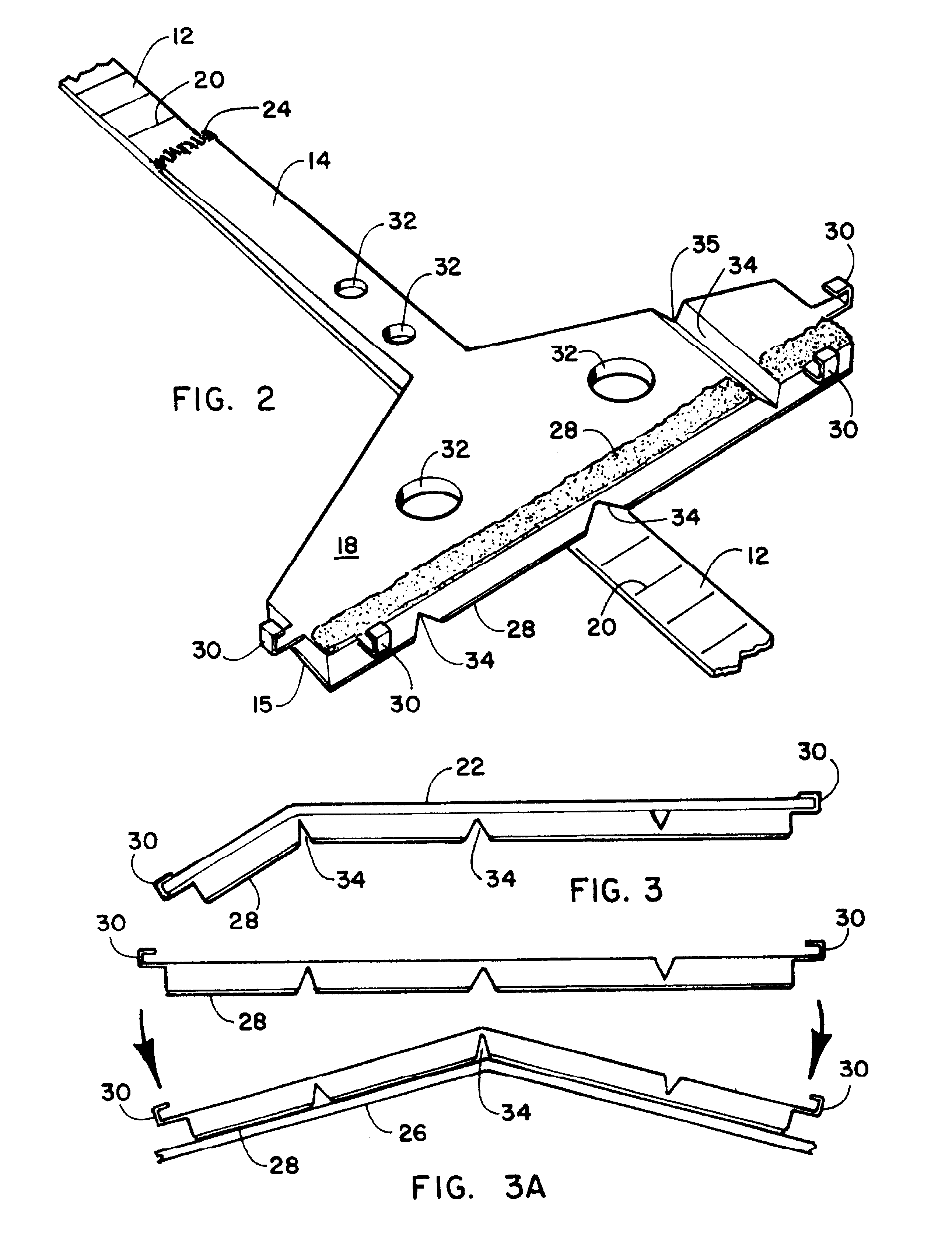 Device for uniform shingle attachment to roof hip, ridge and barge rafter